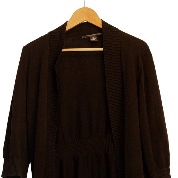 89th & MADISON 3/4 Length Sleeve Rounded Cardigan - Picture 1 of 2